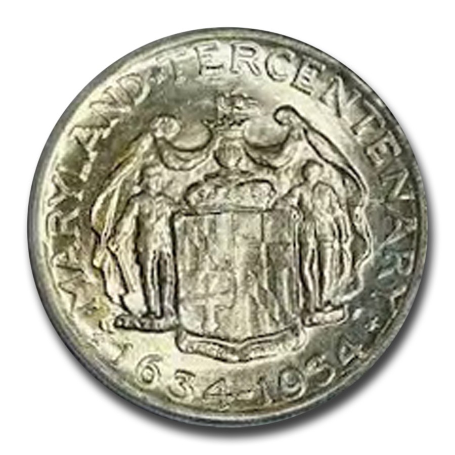 1934 Maryland Tercentenary Half Dollar MS-66 PCGS