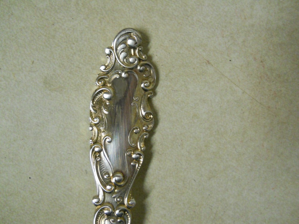 1893 Gorham LUXEMBOURG Silver Plate Medium Cold Meat Serving Fork Replacement