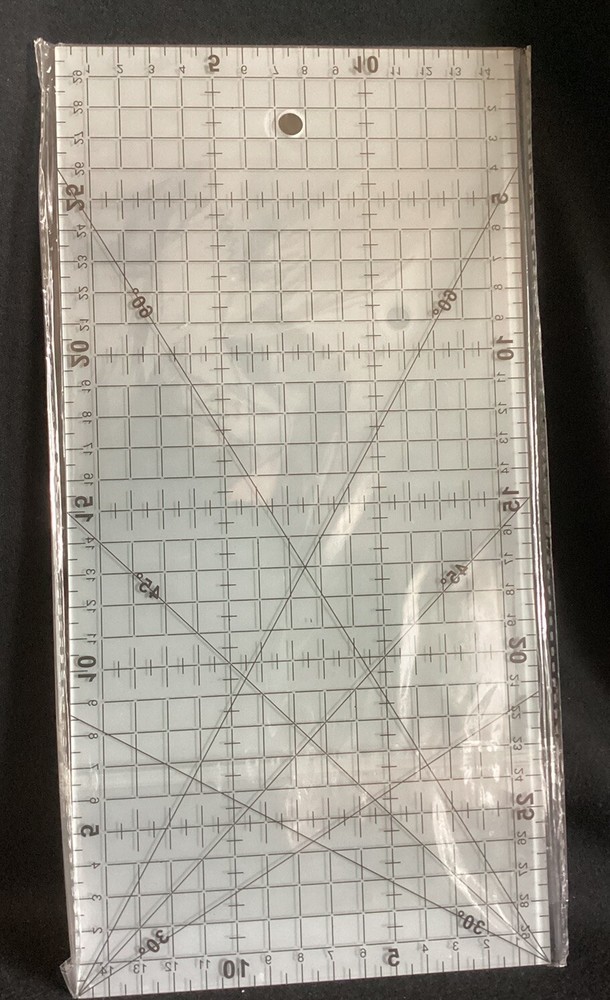 Quilting Ruler Centimeters Rectangle New 30x15cm Acrylic Patchwork Sewing