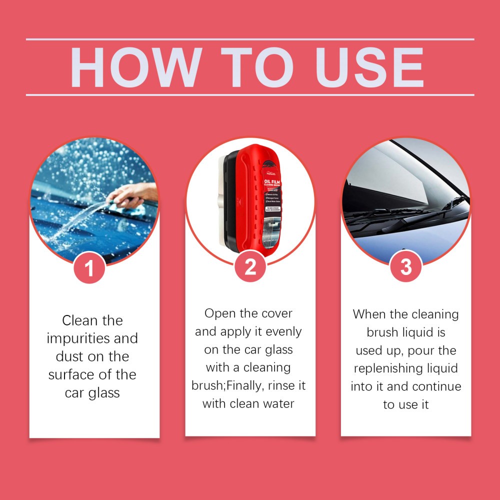 car windshield cleaning set glass window cleaning decontinat