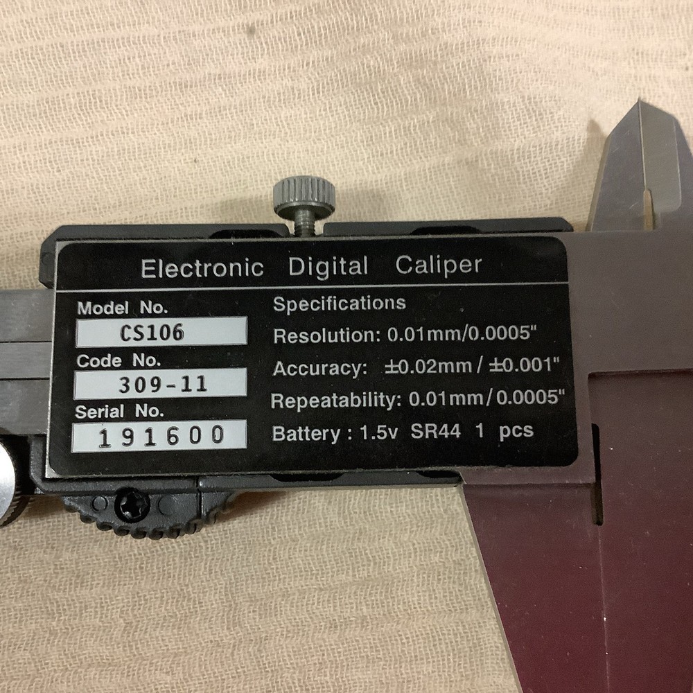 Kenny Ma electric digital caliper model number CS106