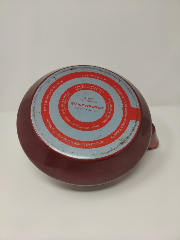 Le Creuset Red Enameled Steel Tea Kettle