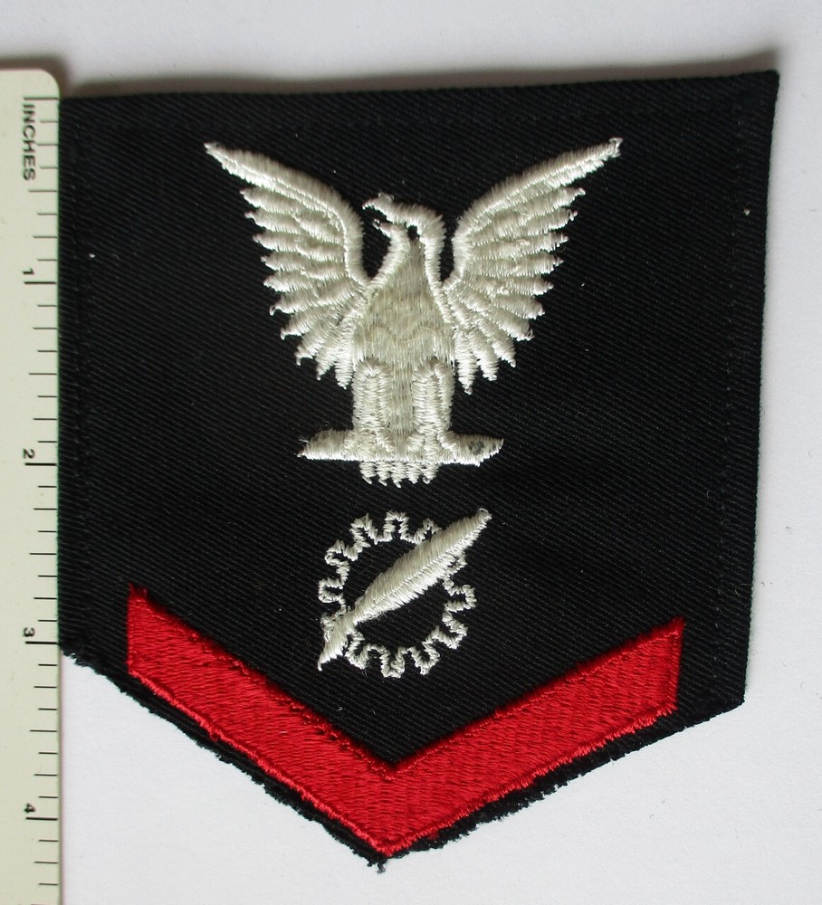 Original US NAVY DATA PROCESSING TECH PETTY OFFICER 3rd Class Rate PATCH