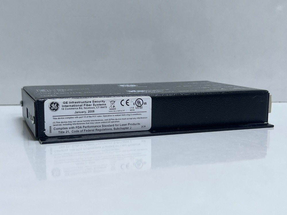 GE SECURITY D7130WDMA OPTICAL ETHERNET TRANSCEIVER