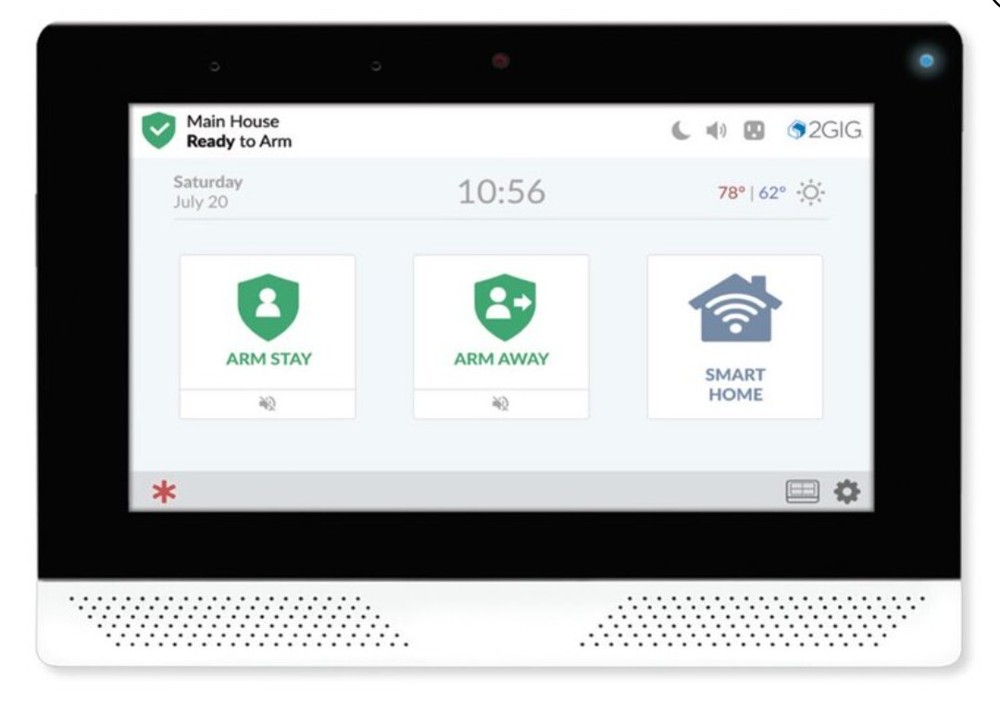 2GIG-EDG-NA-VA 2GIG EDGE Security & Home Automation Control Panel