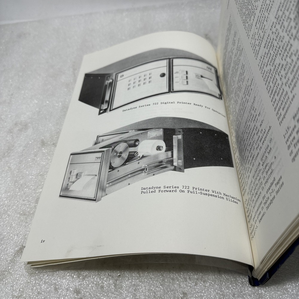 Datadyne Series 722 Digital Printers Technical Manual TM7221