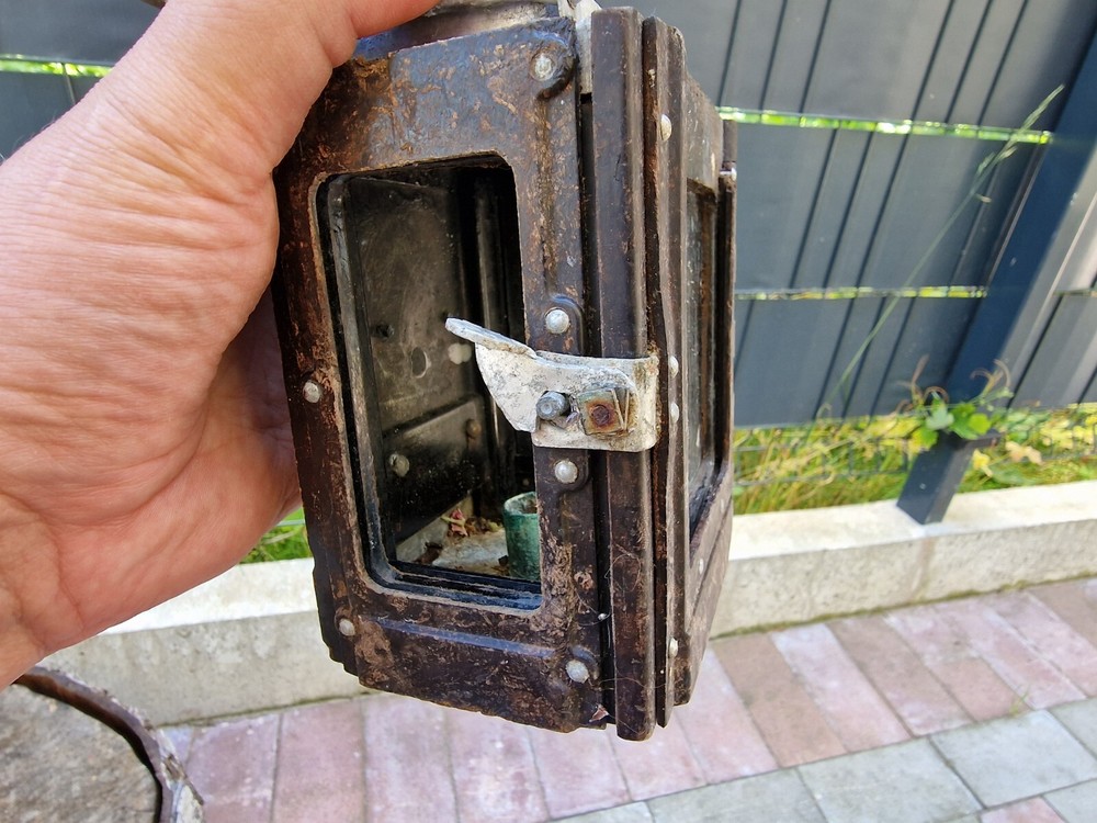 WW2 Original German Carbide Bakelite Lantern From The German Bunker.