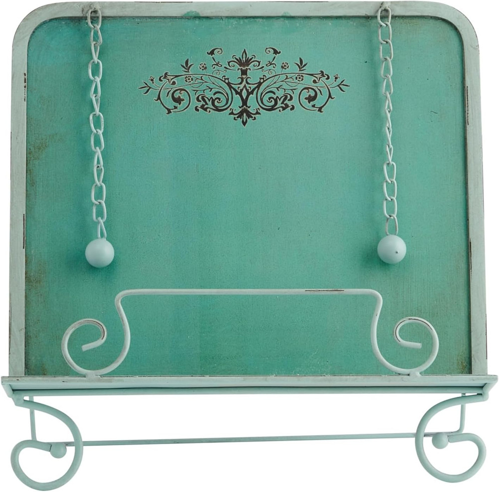 Metal Cookbook Holder, Blue