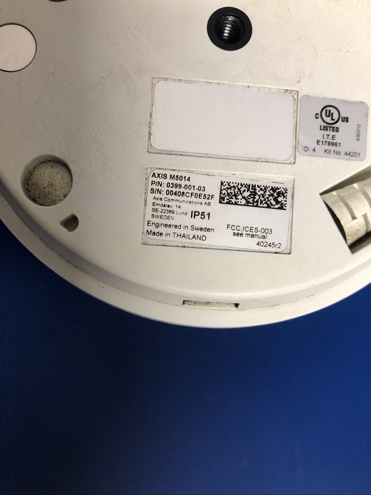 USED ORIGINAL AXIS M5014 PTZ Network Camera / WORKING