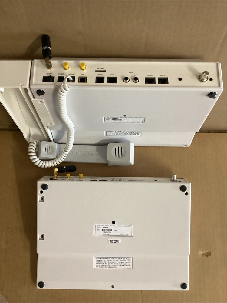 VISIPLEX COMMERCIAL INTERCOM SYSTEM #VS4820, VS101-HP, VNS2210, VS637 & VS638