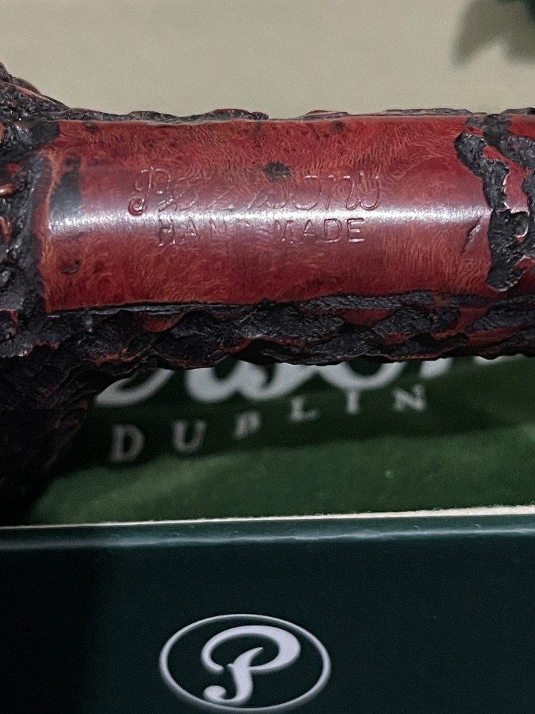 Peterson House Pipe Billiard Rustic Fishtail NEW & BOXED