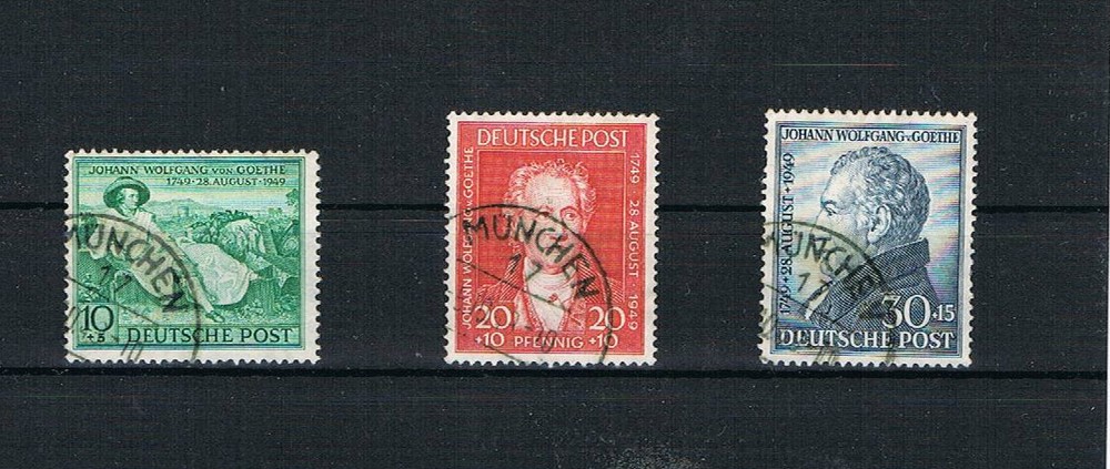 Bi-zone MiNr. 108 - 110 clean (.) stamped