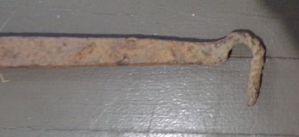 18th century fireplace crane fancy