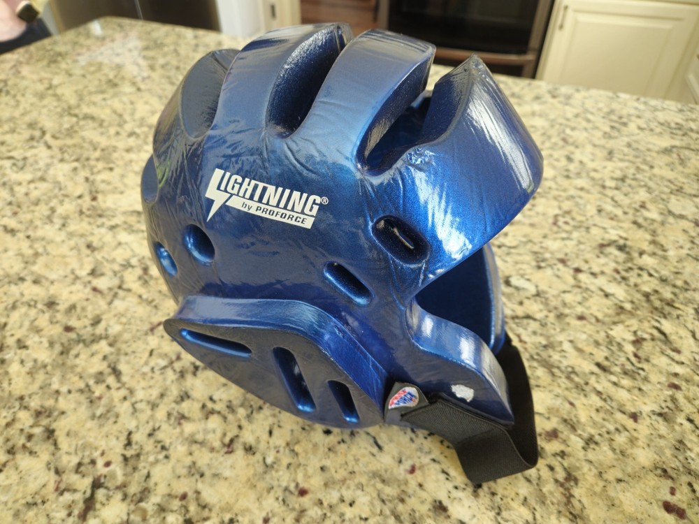 Pro Force Lightning Karate Sparring Gear Child Blue Medium