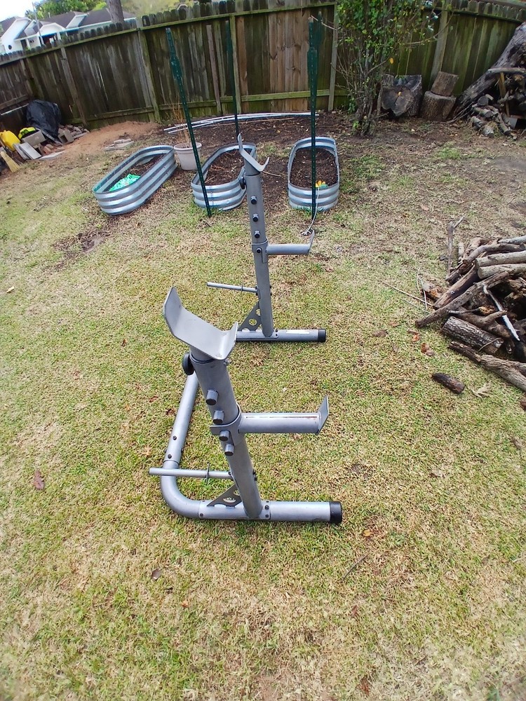 Adjustable Squat Rack Barbell Bench Press Rack for Weightlifting