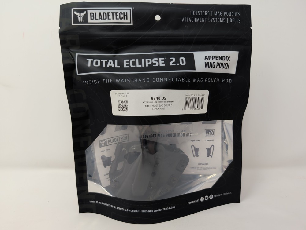 BLADE-TECH Total Eclipse 2.0 Appendix IWB Mag Pouch Mod Kit