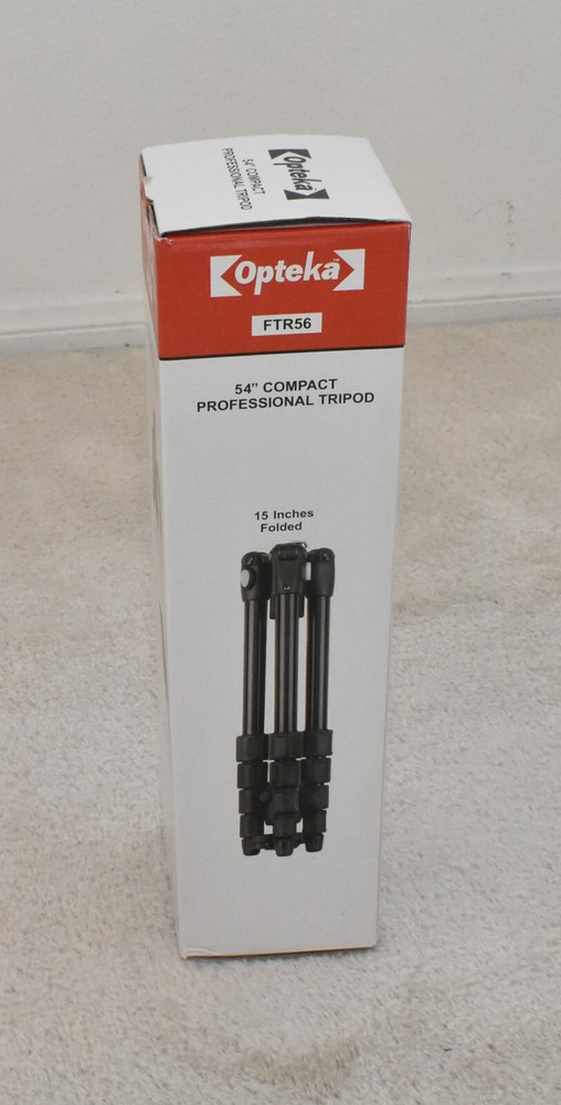 Opteka FTR56 54" Compact Professional Tripod, New