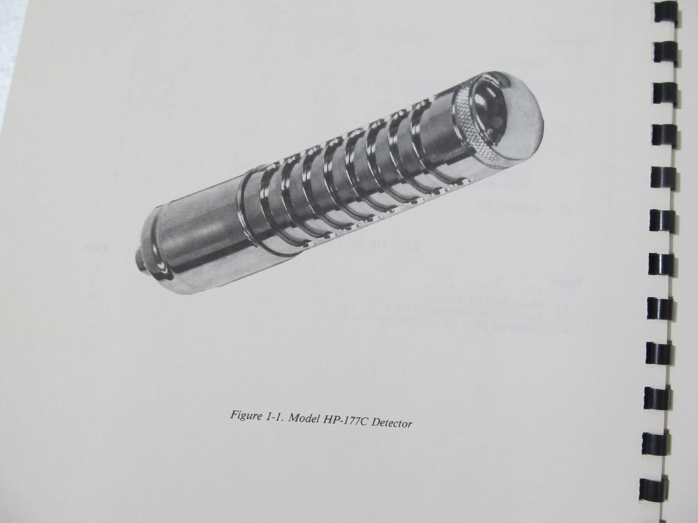 EBERLINE Beta-Gamma Detector Assembly HP-177C TECHNICAL MANUAL
