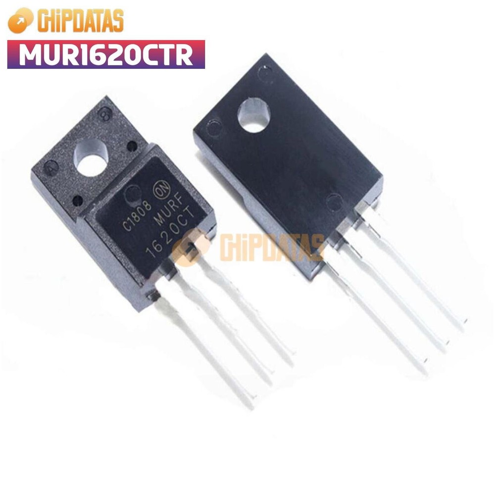 10PCS New ON MUR1620CTR TO-220 Rectifier Diodes