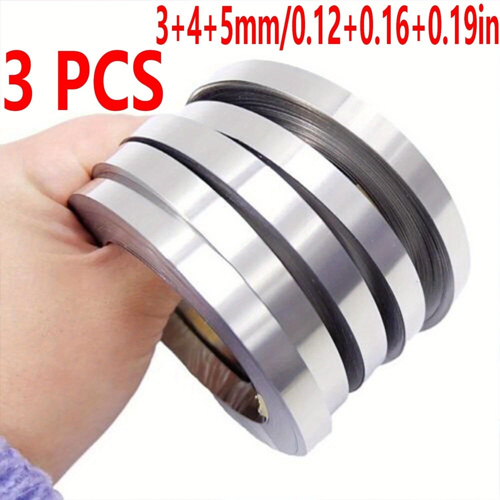 3X-10M-Pure-Nickel-Strip:-Thin-&-Flex-for-Precise-DIY-Li-Battery-Weld