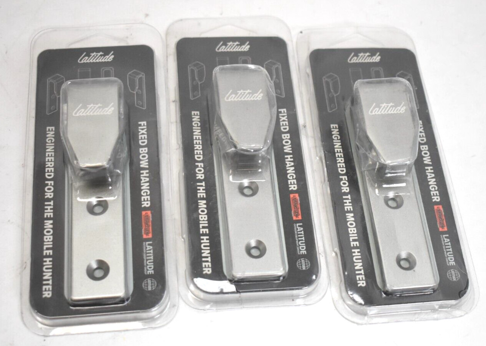 Latitude Fixed Bow Hanger Engineered for The Mobile Hunter Steel Hanger 3 Pack