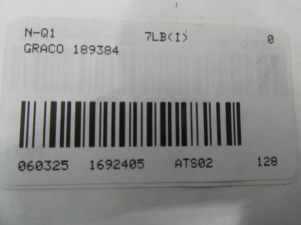 Graco 189384 Cylinder Pump