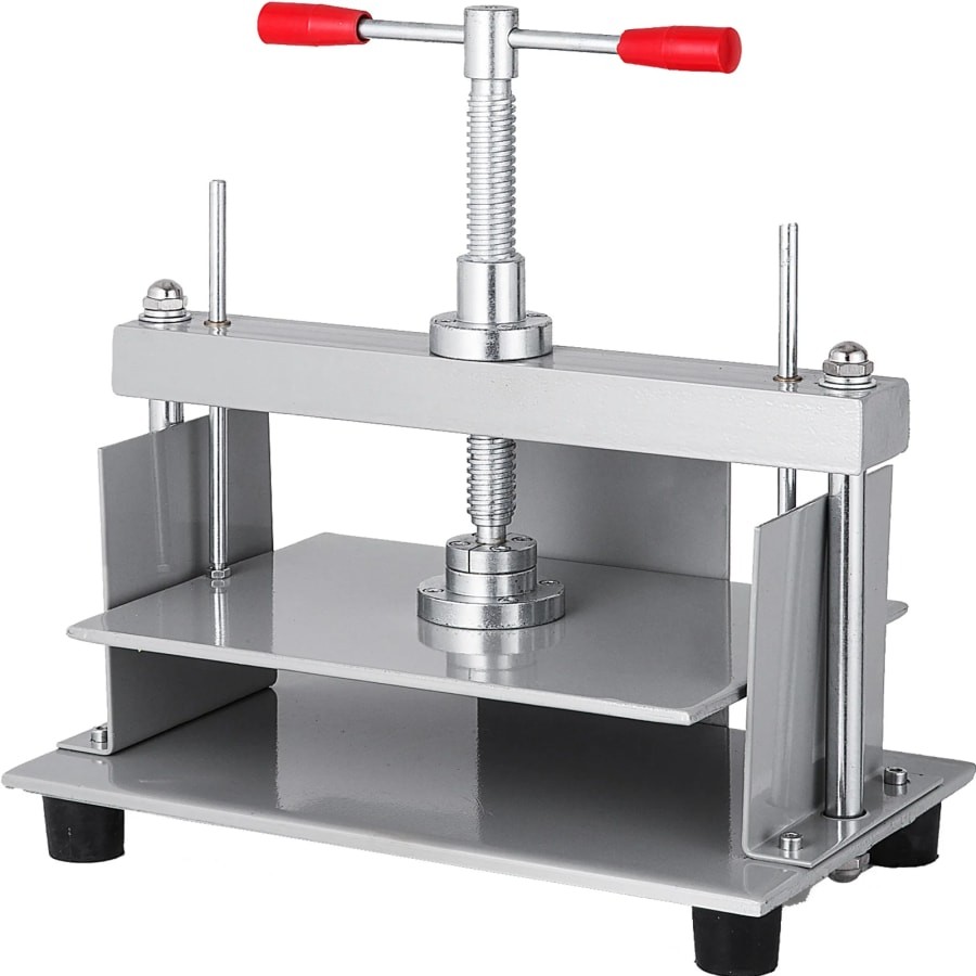 Bookbinding Press Manual Machine Steel Frame 12x8.7 in Heavy Duty