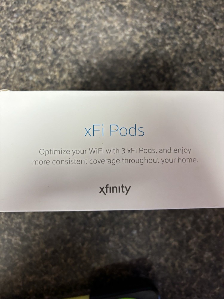 BOX ONLY - Xfinity XFI Pods Wifi Network Range Extender - Pack of 3 - White