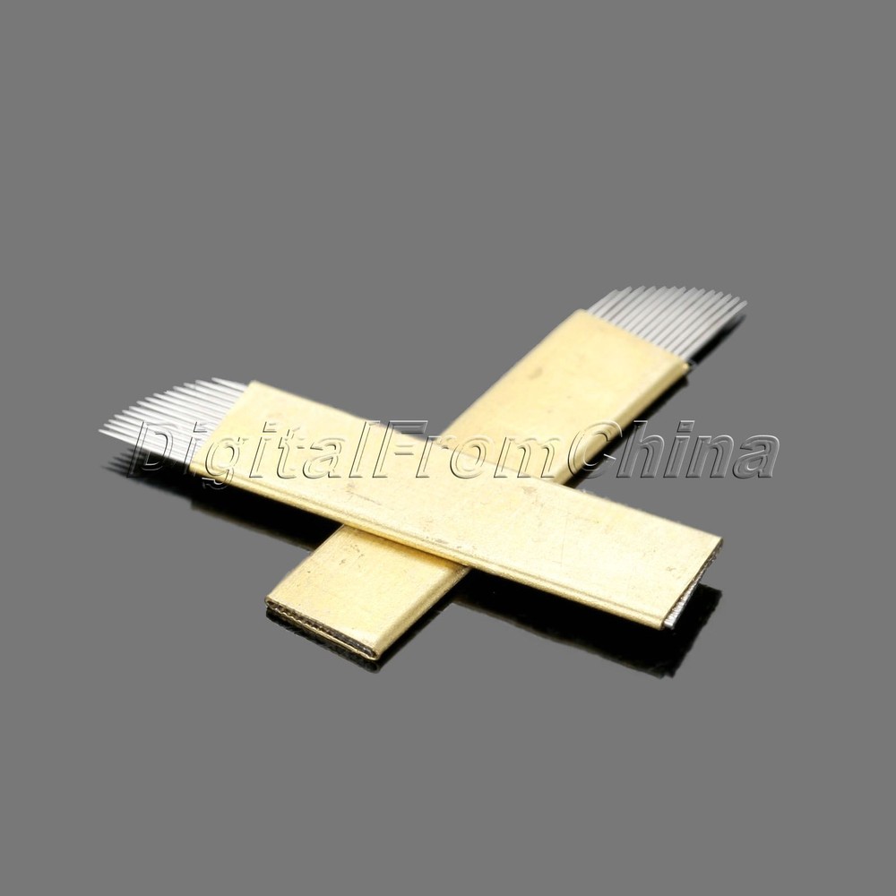 5Pcs Microblading Blades for Eyebrow Tattoo Permanent Makeup Manual Needles