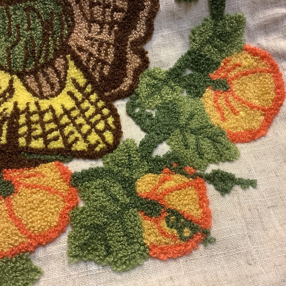Table Runner~Fall/Thanksgiving/Harvest~70”L~Turkey & Pumpkins~Linen Background~