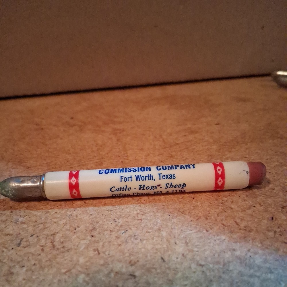 1950's John Deere Advertising Bullet Pencil hall implement co.