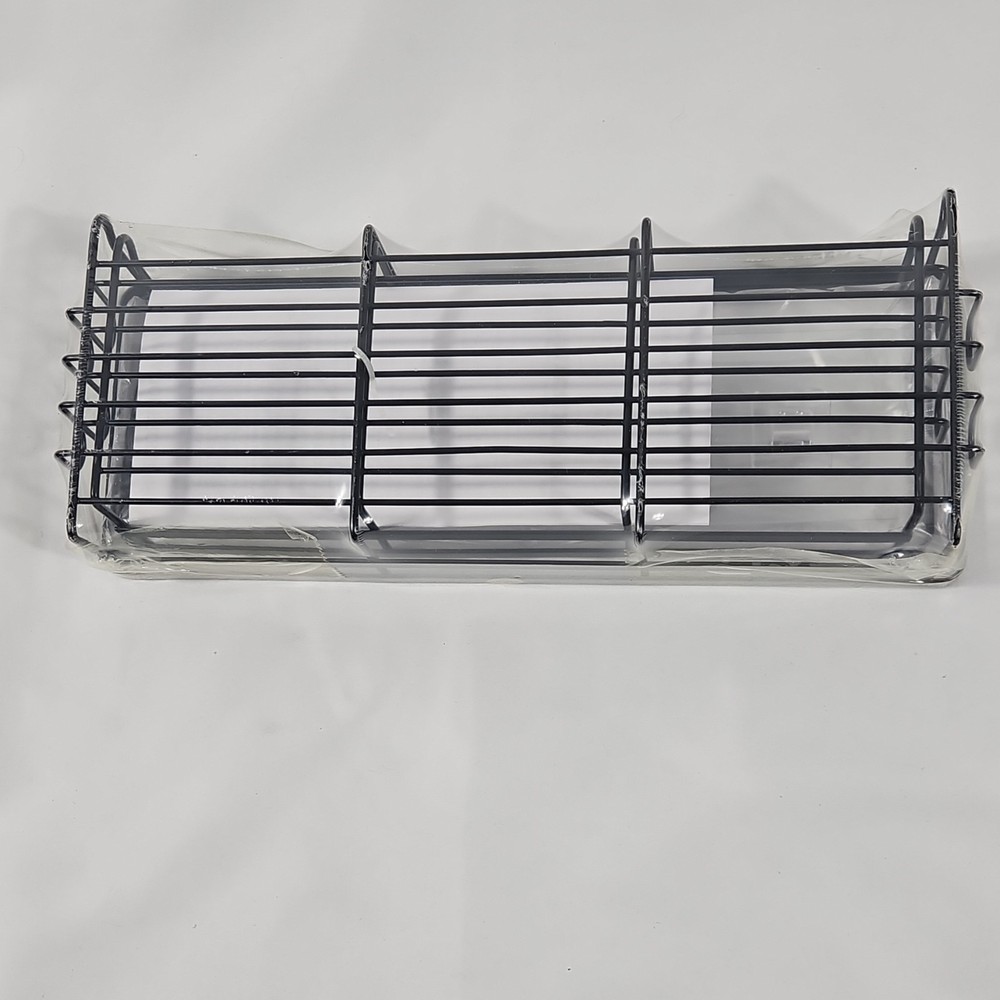 Shower Caddy Adhesive Black Wall Mounted (2 piece)