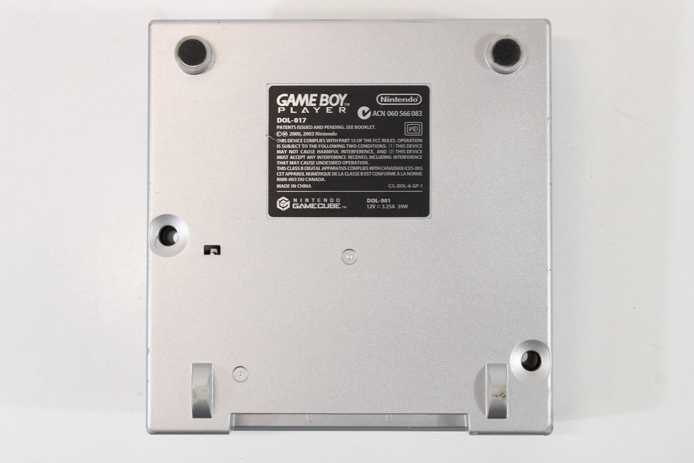 Nintendo GameCube Gameboy Advance GBA Player Replacement Shell Only Silver KPG62