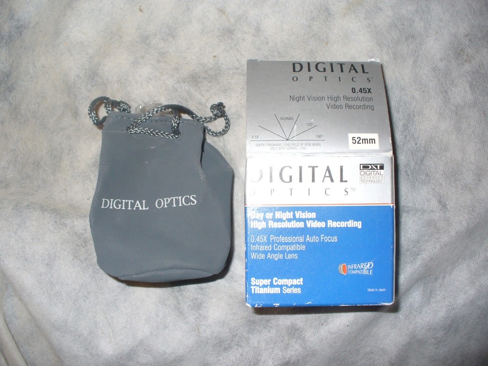 Digital Optics .45X Professional Auto Focus Wide Angle Lens *please read*