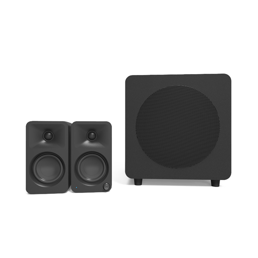 Kanto ORA 2-Way Wireless Desktop Speakers (Pair) - Reference Quality - Black