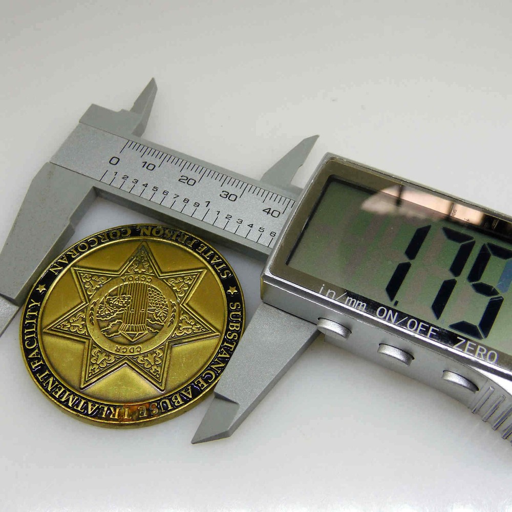 SUBSTANCE ABUSETREATMENT FACILITY STATE PRISON CORCORAN CHALLENGE COIN