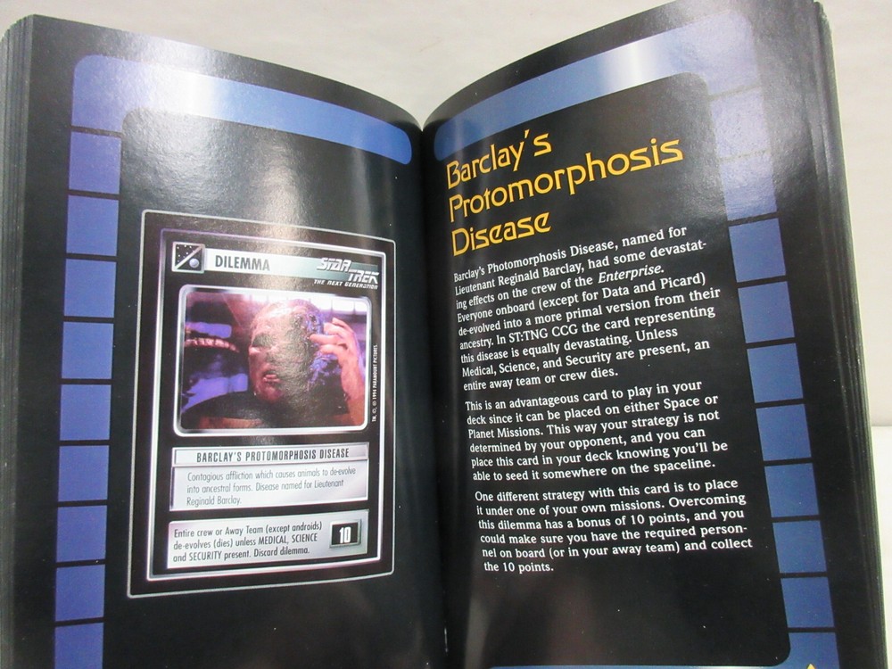 Star Trek Next Generation Customizeable Card Game Official Player's Guide 1995