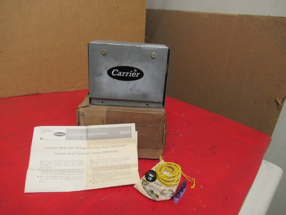 CARRIER ACCESSORY RELAY TRANSFORMER PACKAGE 38AE900001 NEW IN BOX
