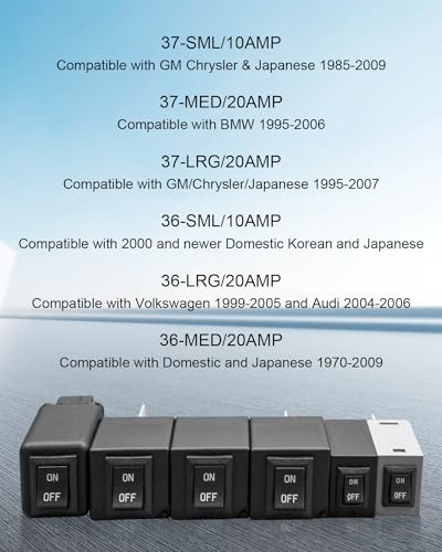 9038 Relay Bypass Switch Replacement Kit - 6Pcs Relay Tester, Without Amp Loop