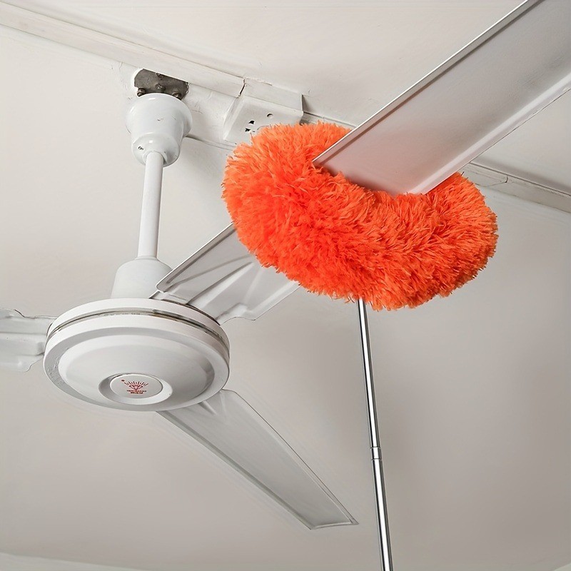 Ceiling Fan Duster with Extension Pole-Detachable Washable Microfiber, Decor