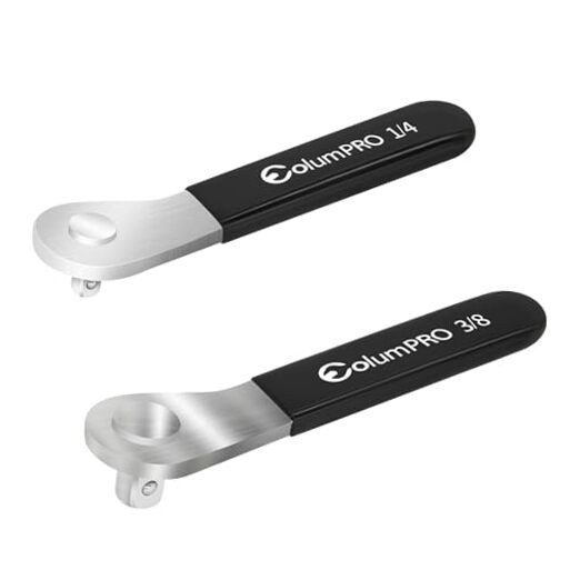 Low Profile Socket Lever, 1/4”, and 3/8” Drive Breaker Bar, Extra Low 2PCS