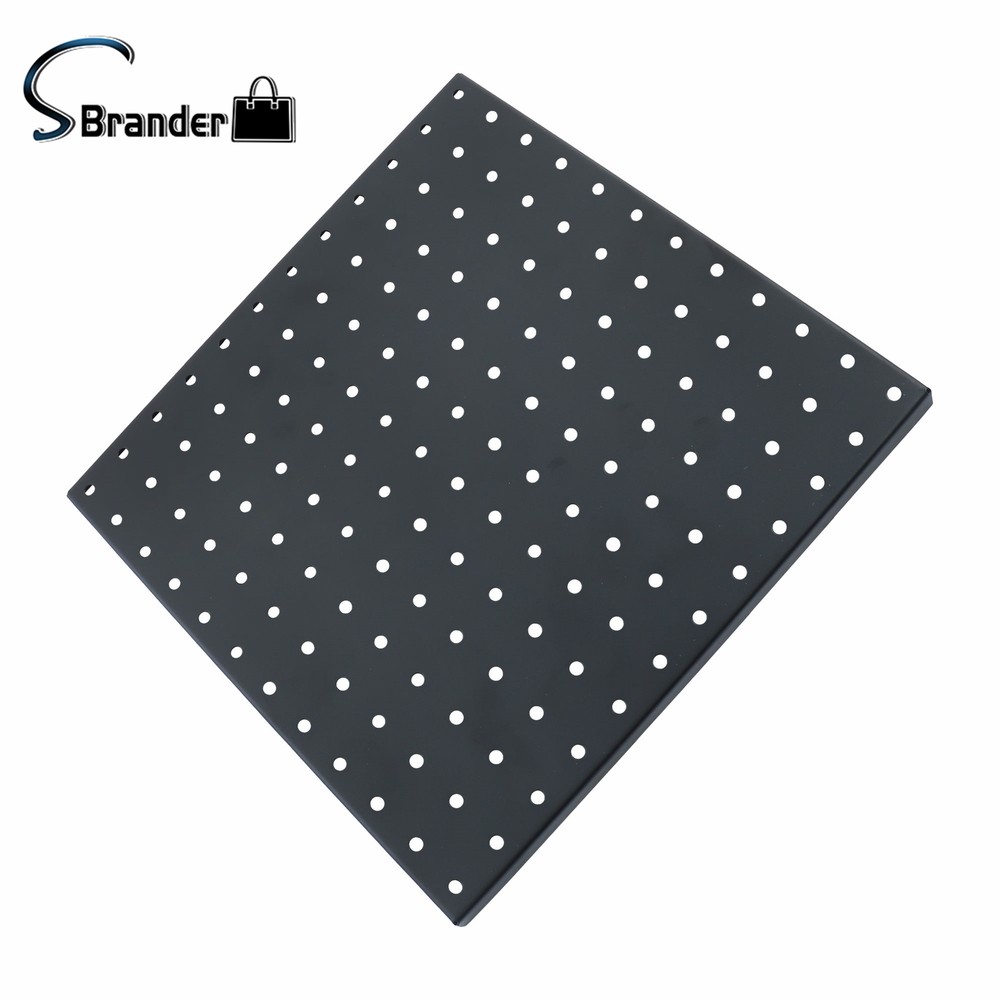 4 Pack Metal Easy To Use Peg Boards Wall Organizer Panel Storage Hanger Tool