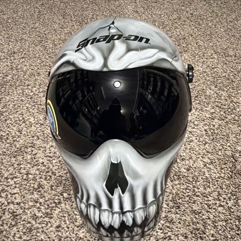 Snap-on Tools EFPBONEHEDB Gen1 White Skull Extreme Face Protector