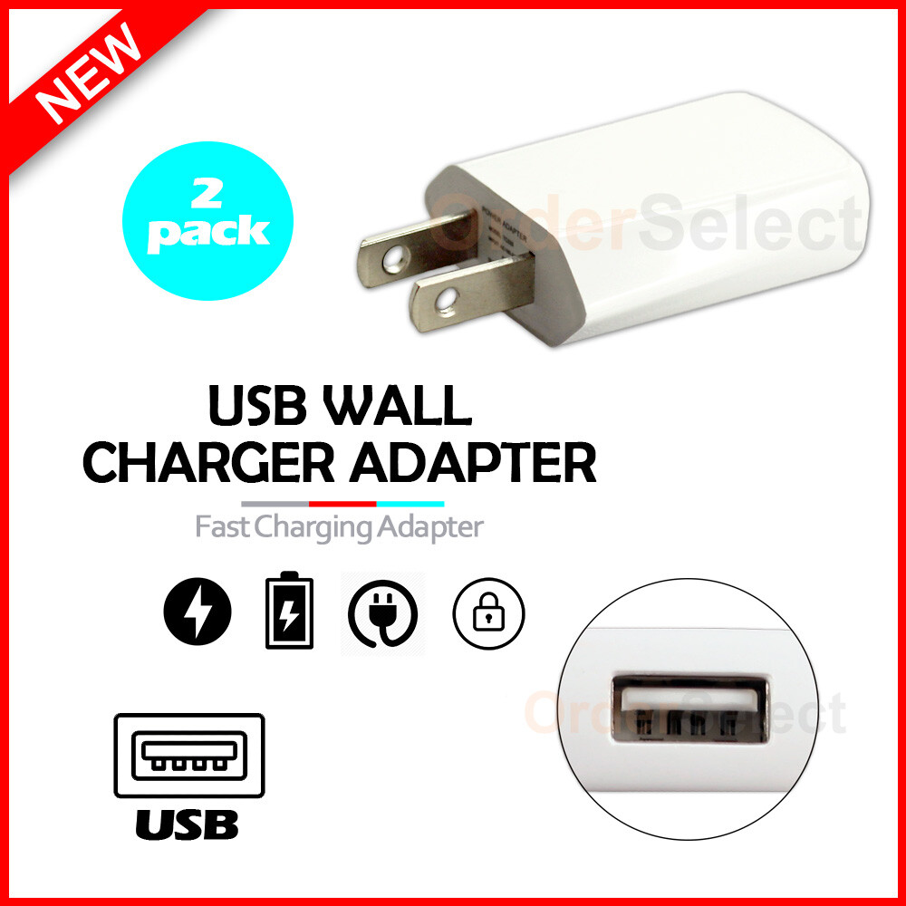 2 USB Mini Wall Charger Adapter for Apple iPad 10.2 / iPad Mini 6 (2021)