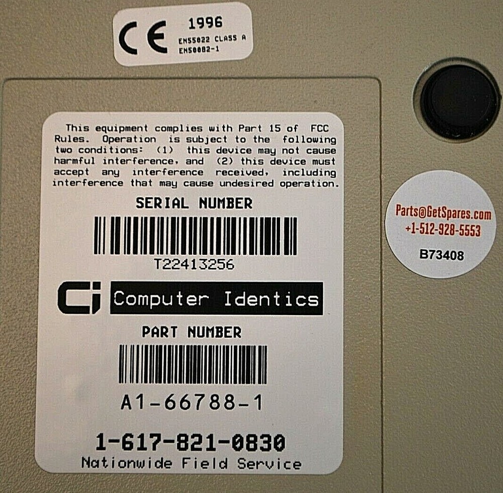 BCR0001 / BAR CODE READER TERMINAL C101 SCANSTAR 101 A1-66788-1 / PRI