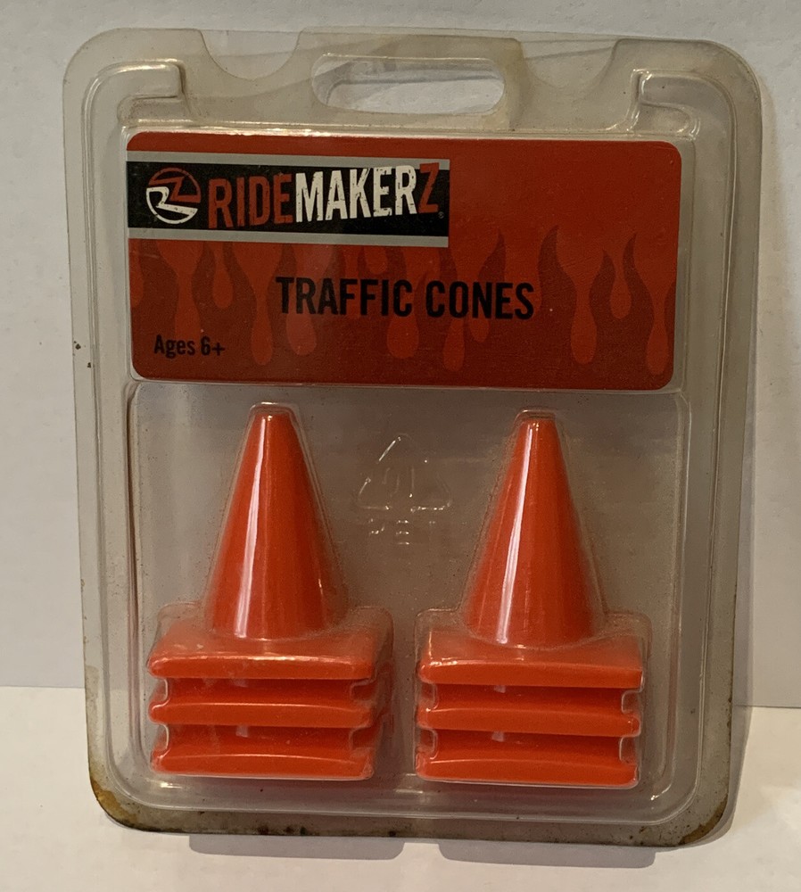 Ridemakerz | Orange Traffic Cones | NEW | Pack Of 6
