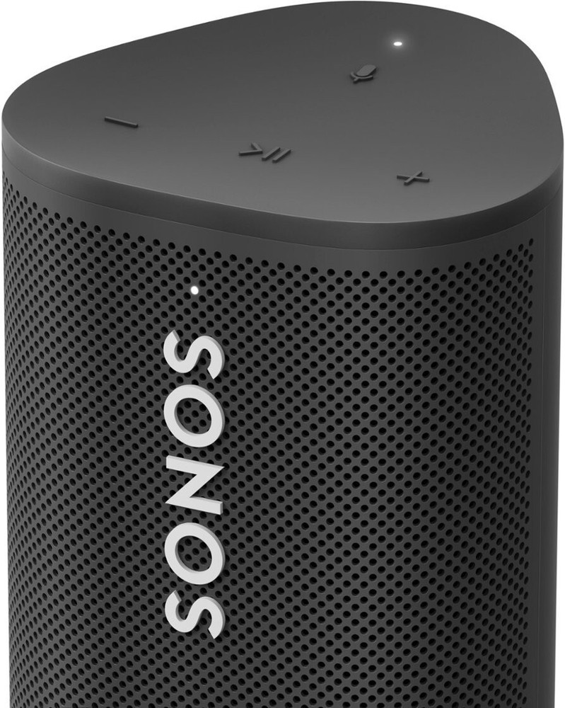 Sonos Roam Portable Smart Speaker Bundle Black Charging Stand Water Resistant