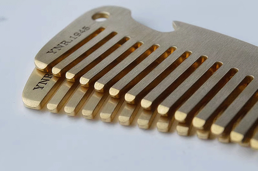 Solid Brass Comb Pocket Multi Tools Comb Bottle Opener Wrench Man EDC Gift