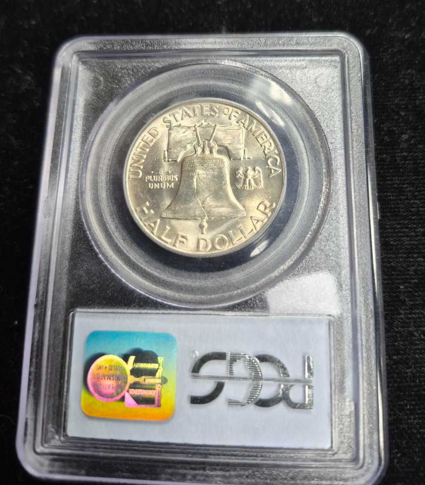 1949-D Franklin Half Dollar- PCGS MS64 FBL
