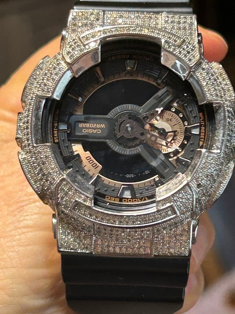 Crystal-decorated digital watch G-Shock Casio